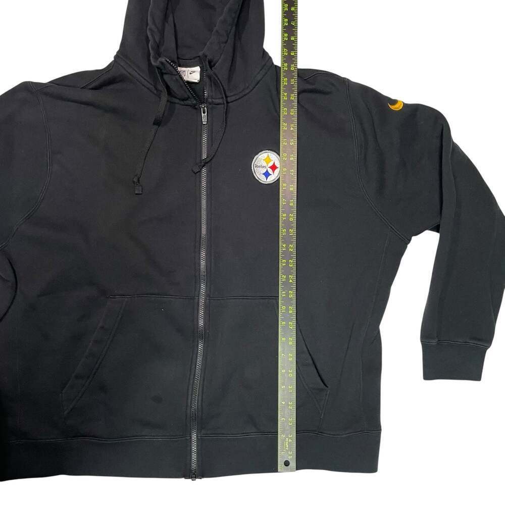 Nike NFL Pittsburgh Steelers Sideline Full Zip Hoodie XXL Black - Picture 5 of 6